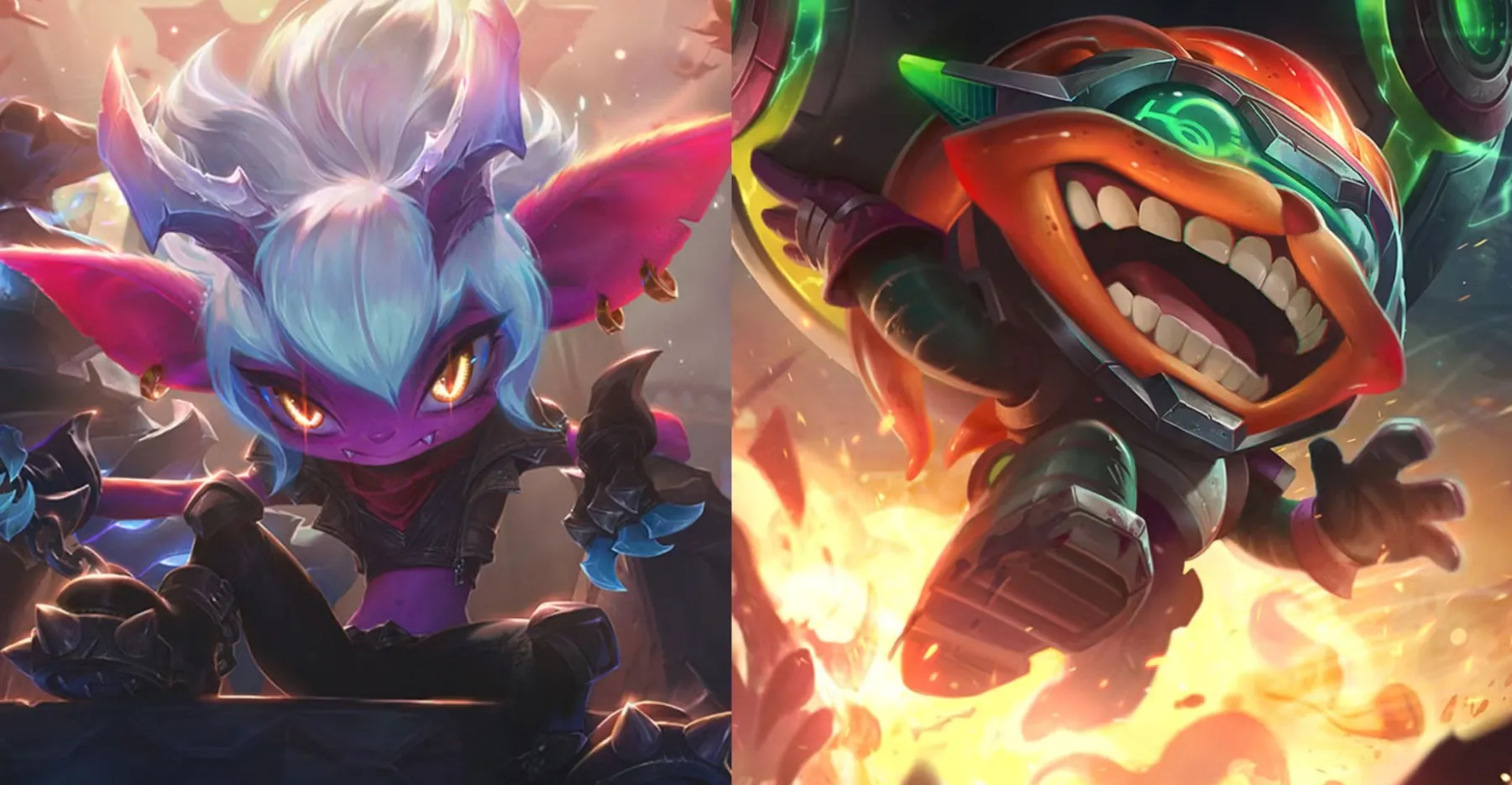 Tristana and ziggs